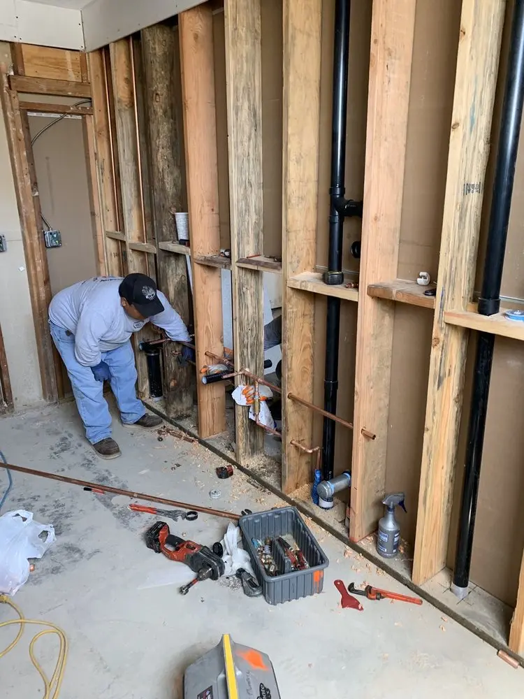 Commercial rough-in plumbing for Gas Line Repair in Oakwood Park